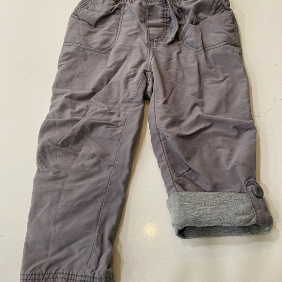 Grey lined toddler pants - Picture 3 of 4